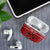 Personalized Radnorshire Wales Christmas AirPods Case Red-Tailed Hawk Rugby - Wonder Print Shop