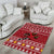 Personalized Radnorshire Wales Christmas Area Rug Red-Tailed Hawk Rugby - Wonder Print Shop