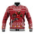 Personalized Radnorshire Wales Christmas Baseball Jacket Red-Tailed Hawk Rugby - Wonder Print Shop