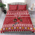 Personalized Radnorshire Wales Christmas Bedding Set Red-Tailed Hawk Rugby - Wonder Print Shop