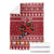 Personalized Radnorshire Wales Christmas Blanket Red-Tailed Hawk Rugby - Wonder Print Shop