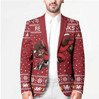 Personalized Radnorshire Wales Christmas Blazer Red-Tailed Hawk Rugby - Wonder Print Shop