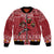 Personalized Radnorshire Wales Christmas Bomber Jacket Red-Tailed Hawk Rugby - Wonder Print Shop