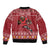 Personalized Radnorshire Wales Christmas Bomber Jacket Red-Tailed Hawk Rugby - Wonder Print Shop