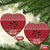 Personalized Radnorshire Wales Christmas Ceramic Ornament Red-Tailed Hawk Rugby - Wonder Print Shop