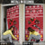 Personalized Radnorshire Wales Christmas Door Cover Red-Tailed Hawk Rugby - Wonder Print Shop