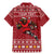 Personalized Radnorshire Wales Christmas Family Matching Mermaid Dress and Hawaiian Shirt Red-Tailed Hawk Rugby - Wonder Print Shop