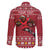 Personalized Radnorshire Wales Christmas Family Matching Short Sleeve Bodycon Dress and Hawaiian Shirt Red-Tailed Hawk Rugby - Wonder Print Shop