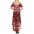 Personalized Radnorshire Wales Christmas Family Matching Summer Maxi Dress and Hawaiian Shirt Red-Tailed Hawk Rugby - Wonder Print Shop