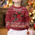 Personalized Radnorshire Wales Christmas Kid Ugly Christmas Sweater Red-Tailed Hawk Rugby - Wonder Print Shop