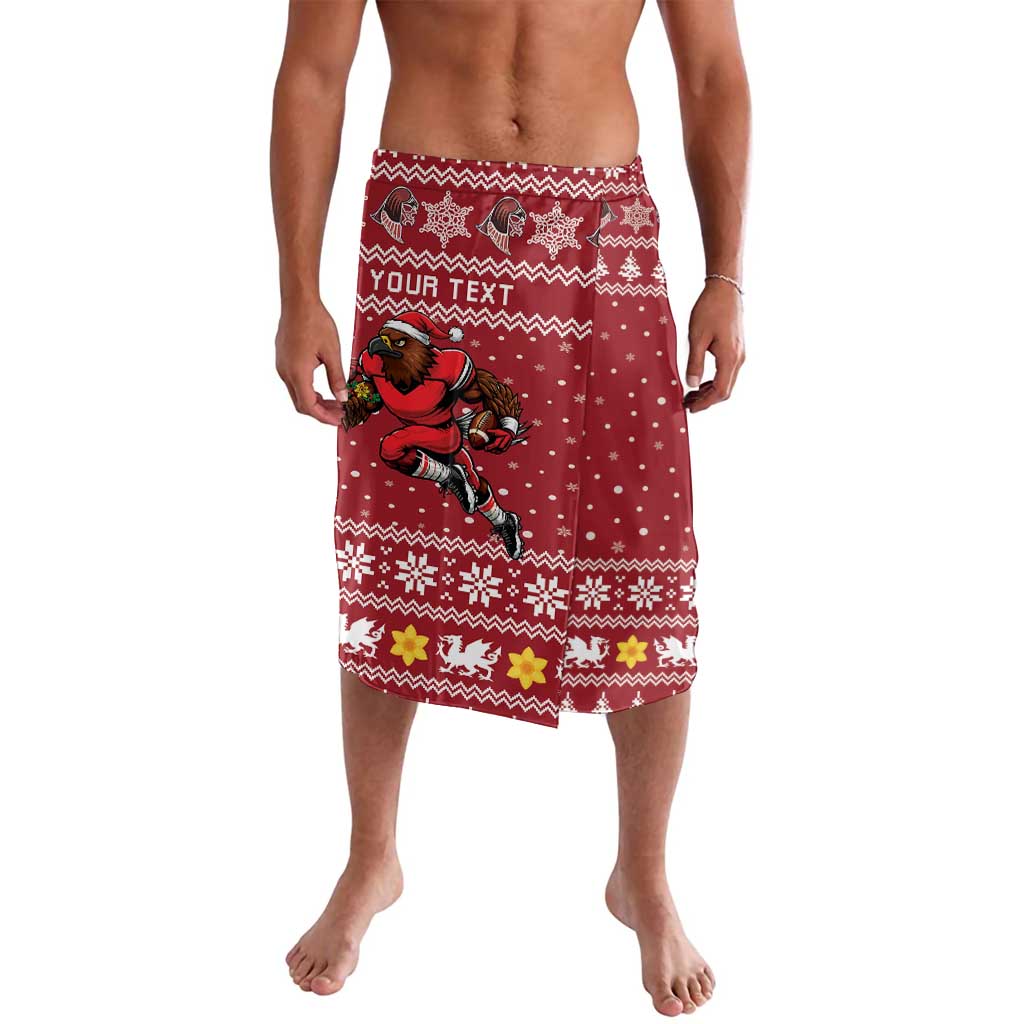 Personalized Radnorshire Wales Christmas Lavalava Red-Tailed Hawk Rugby - Wonder Print Shop