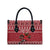Personalized Radnorshire Wales Christmas Leather Bag Red-Tailed Hawk Rugby - Wonder Print Shop