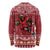 Personalized Radnorshire Wales Christmas Long Sleeve Shirt Red-Tailed Hawk Rugby - Wonder Print Shop