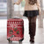 Personalized Radnorshire Wales Christmas Luggage Cover Red-Tailed Hawk Rugby - Wonder Print Shop