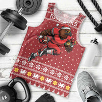 Personalized Radnorshire Wales Christmas Men Tank Top Red-Tailed Hawk Rugby - Wonder Print Shop