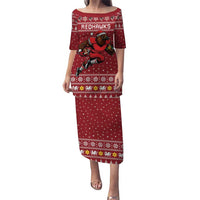 Personalized Radnorshire Wales Christmas Puletasi Red-Tailed Hawk Rugby - Wonder Print Shop