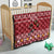Personalized Radnorshire Wales Christmas Quilt Red-Tailed Hawk Rugby - Wonder Print Shop