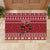Personalized Radnorshire Wales Christmas Rubber Doormat Red-Tailed Hawk Rugby - Wonder Print Shop