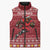 Personalized Radnorshire Wales Christmas Sleeveless Puffer Jacket Red-Tailed Hawk Rugby - Wonder Print Shop