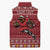 Personalized Radnorshire Wales Christmas Sleeveless Puffer Jacket Red-Tailed Hawk Rugby - Wonder Print Shop