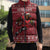 Personalized Radnorshire Wales Christmas Sleeveless Puffer Jacket Red-Tailed Hawk Rugby - Wonder Print Shop