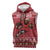 Personalized Radnorshire Wales Christmas Sleeveless Zip Hoodie Red-Tailed Hawk Rugby - Wonder Print Shop
