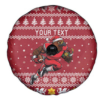 Personalized Radnorshire Wales Christmas Spare Tire Cover Red-Tailed Hawk Rugby - Wonder Print Shop