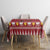 Personalized Radnorshire Wales Christmas Tablecloth Red-Tailed Hawk Rugby - Wonder Print Shop