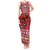 Personalized Radnorshire Wales Christmas Tank Maxi Dress Red-Tailed Hawk Rugby - Wonder Print Shop