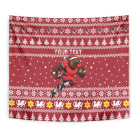 Personalized Radnorshire Wales Christmas Tapestry Red-Tailed Hawk Rugby - Wonder Print Shop