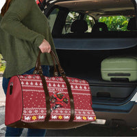 Personalized Radnorshire Wales Christmas Travel Bag Red-Tailed Hawk Rugby - Wonder Print Shop