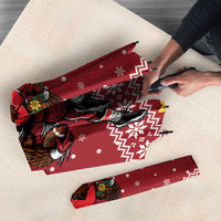 Personalized Radnorshire Wales Christmas Umbrella Red-Tailed Hawk Rugby - Wonder Print Shop