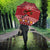 Personalized Radnorshire Wales Christmas Umbrella Red-Tailed Hawk Rugby - Wonder Print Shop