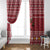 Personalized Radnorshire Wales Christmas Window Curtain Red-Tailed Hawk Rugby - Wonder Print Shop