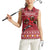 Personalized Radnorshire Wales Christmas Women Sleeveless Polo Shirt Red-Tailed Hawk Rugby - Wonder Print Shop