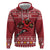 Personalized Radnorshire Wales Christmas Zip Hoodie Red-Tailed Hawk Rugby - Wonder Print Shop