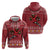 Personalized Radnorshire Wales Christmas Zip Hoodie Red-Tailed Hawk Rugby - Wonder Print Shop