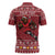 Personalized Radnorshire Wales Christmas Zipper Polo Shirt Red-Tailed Hawk Rugby - Wonder Print Shop