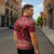 Personalized Radnorshire Wales Christmas Zipper Polo Shirt Red-Tailed Hawk Rugby - Wonder Print Shop