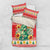 Wales Christmas Bedding Set Cute Green Welsh Dragon and Daffodils - Wonder Print Shop