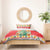 Wales Christmas Bedding Set Cute Green Welsh Dragon and Daffodils - Wonder Print Shop