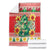 Wales Christmas Blanket Cute Green Welsh Dragon and Daffodils - Wonder Print Shop
