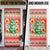 Wales Christmas Door Cover Cute Green Welsh Dragon and Daffodils - Wonder Print Shop