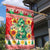 Wales Christmas Garden Flag Cute Green Welsh Dragon and Daffodils - Wonder Print Shop