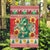 Wales Christmas Garden Flag Cute Green Welsh Dragon and Daffodils - Wonder Print Shop