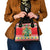 Wales Christmas Shoulder Handbag Cute Green Welsh Dragon and Daffodils - Wonder Print Shop