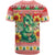 Wales Christmas T Shirt Cute Green Welsh Dragon and Daffodils - Wonder Print Shop