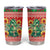 Wales Christmas Tumbler Cup Cute Green Welsh Dragon and Daffodils - Wonder Print Shop