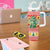 Wales Christmas Tumbler With Handle Cute Green Welsh Dragon and Daffodils - Wonder Print Shop