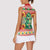Wales Christmas Women Sleeveless Polo Shirt Cute Green Welsh Dragon and Daffodils - Wonder Print Shop